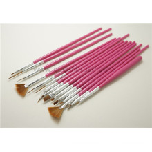 Wood Copper Ferrule Handle Nail Brush